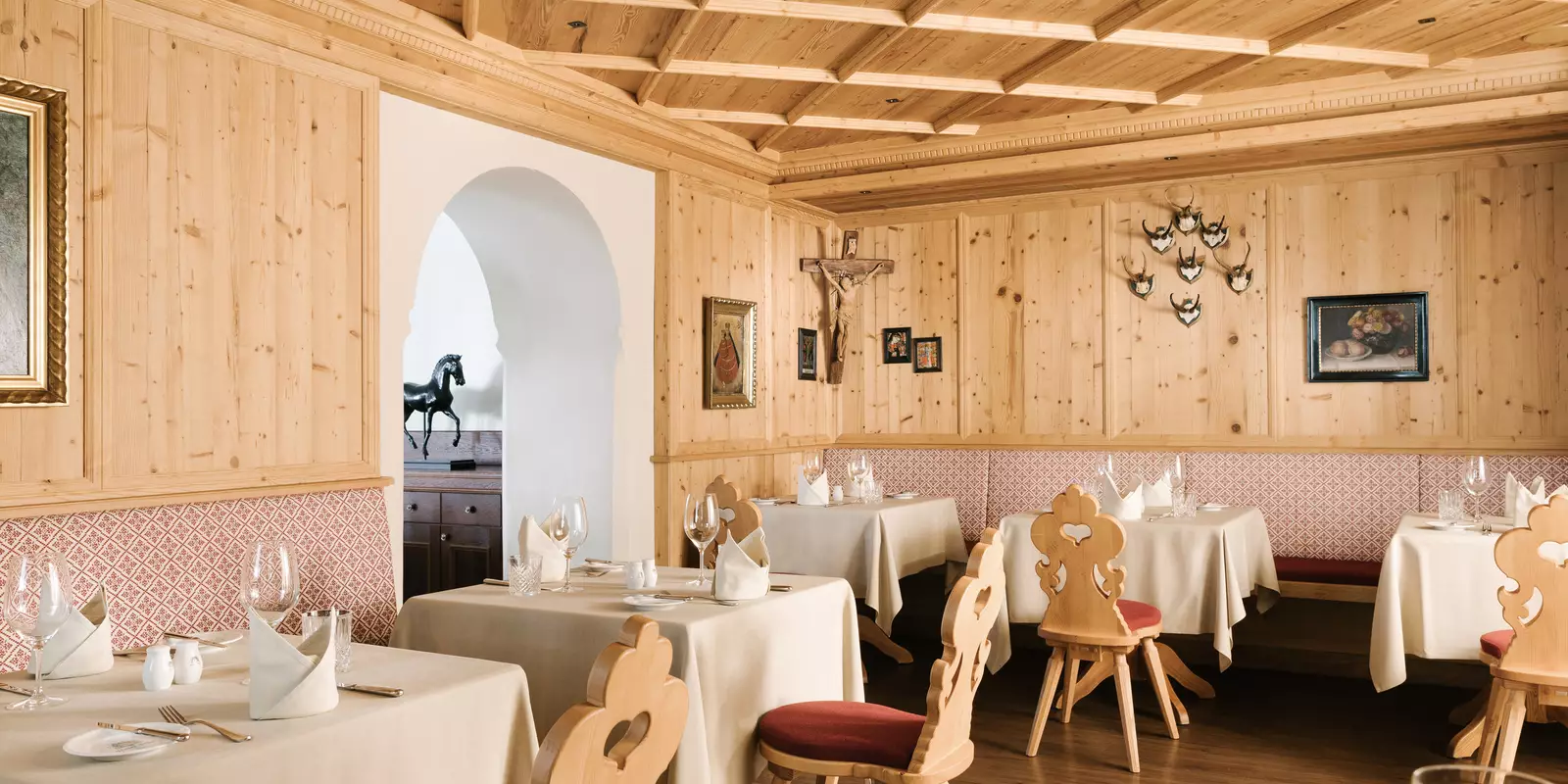 Moderne Stuben laden zum Verweilen ein